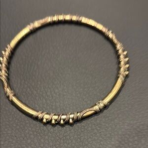 Elegant Gold-Toned Bangle Bracelet